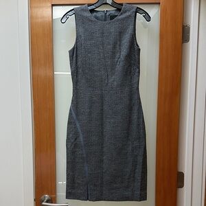 J. Crew Charcoal Midi Dress
